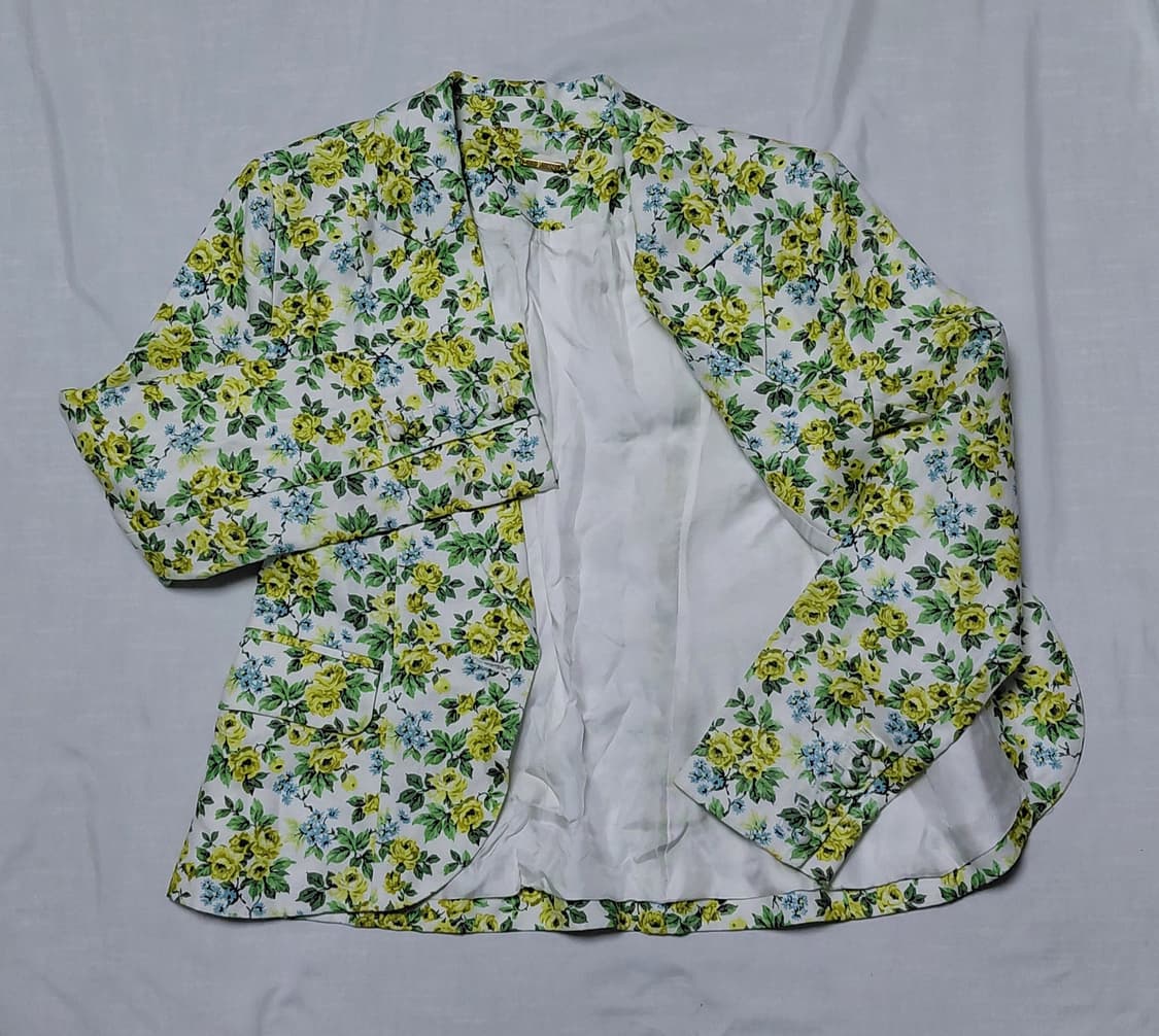 [ZIMMERMANN] 짐머만 옐로우 로즈 플로럴 린넨 블레이저 상품이미지7