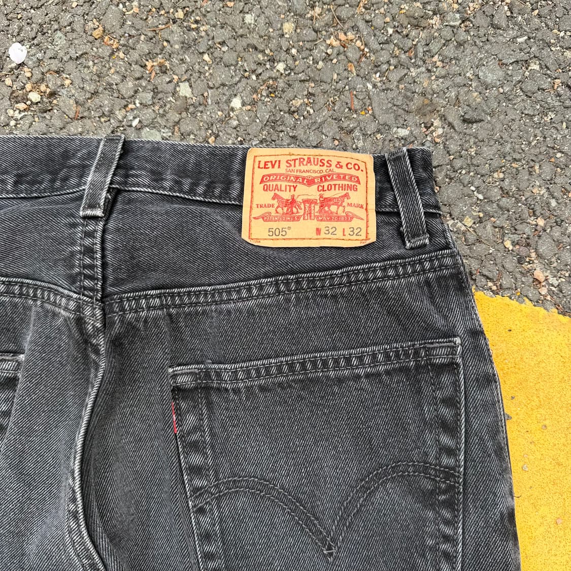 00s 빈티지 리바이스 505 블랙 흑청 상품이미지7