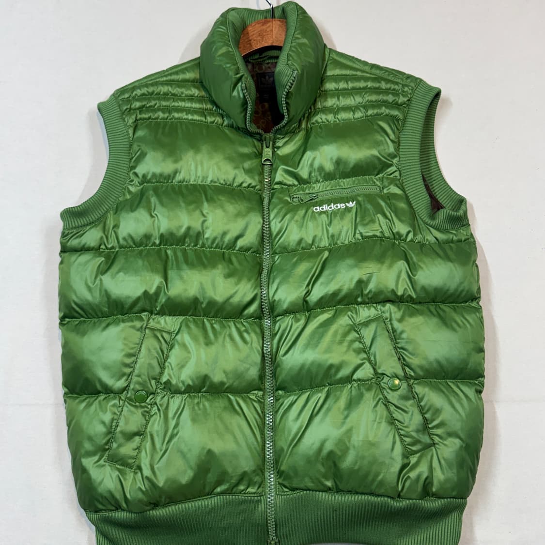 XL) 아디다스 파이어버드 2way 집업 패딩 조끼 베스트 상품이미지2