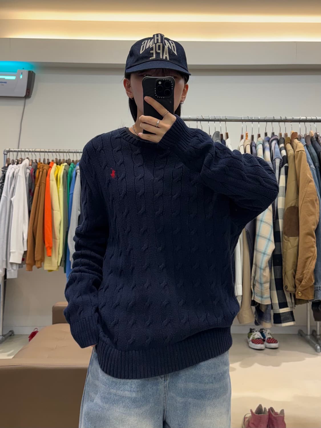 폴로 랄프로렌 꽈배기 니트 상품이미지7