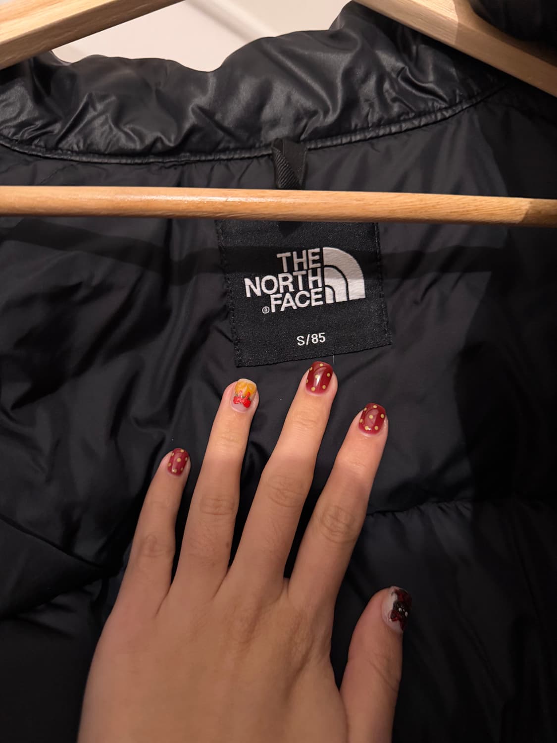 노스페이스 눕시 크롭 블랙 XS 상품이미지3