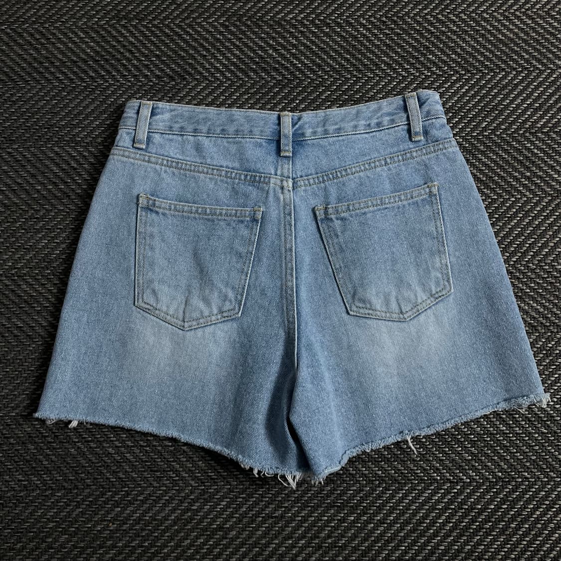 빈티지 우먼스 커팅 데님 숏 팬츠o 3791 상품이미지4