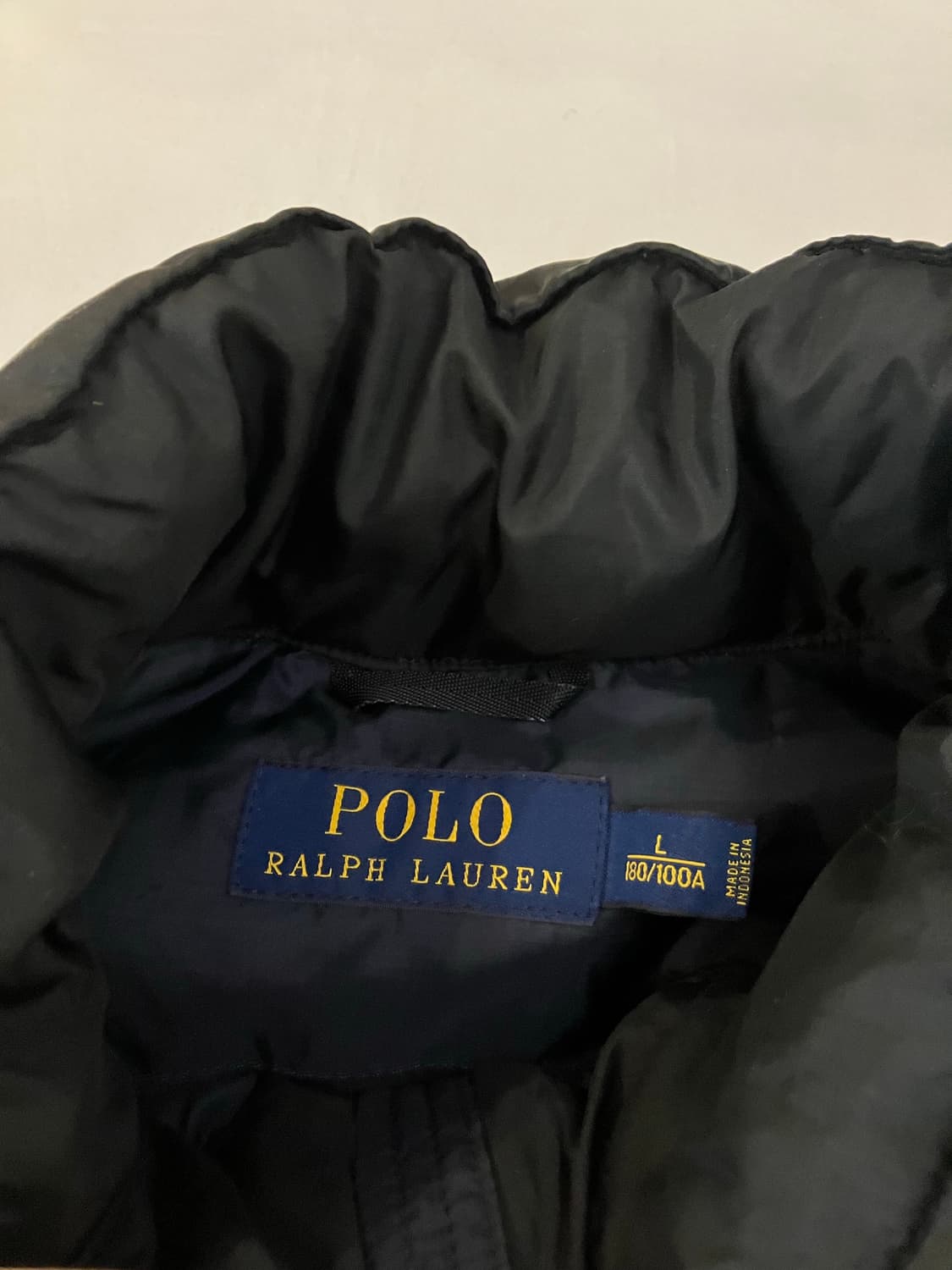 폴로 랄프로렌 덕다운 패딩조끼 베스트 네이비 상품이미지4