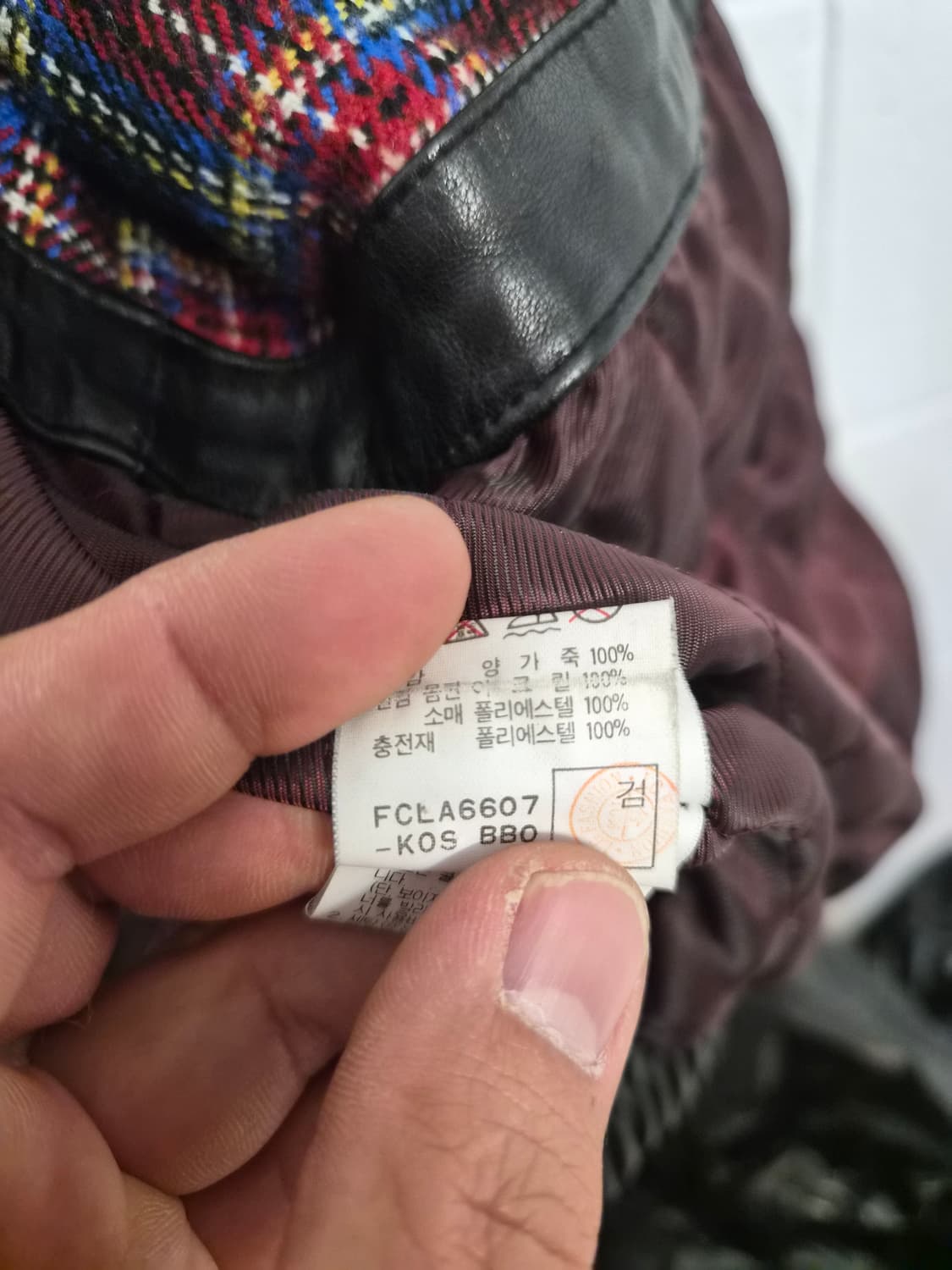 100) TOWNGENT 타운젠트 올드스쿨 양가죽 점퍼 팝니다 상품이미지6