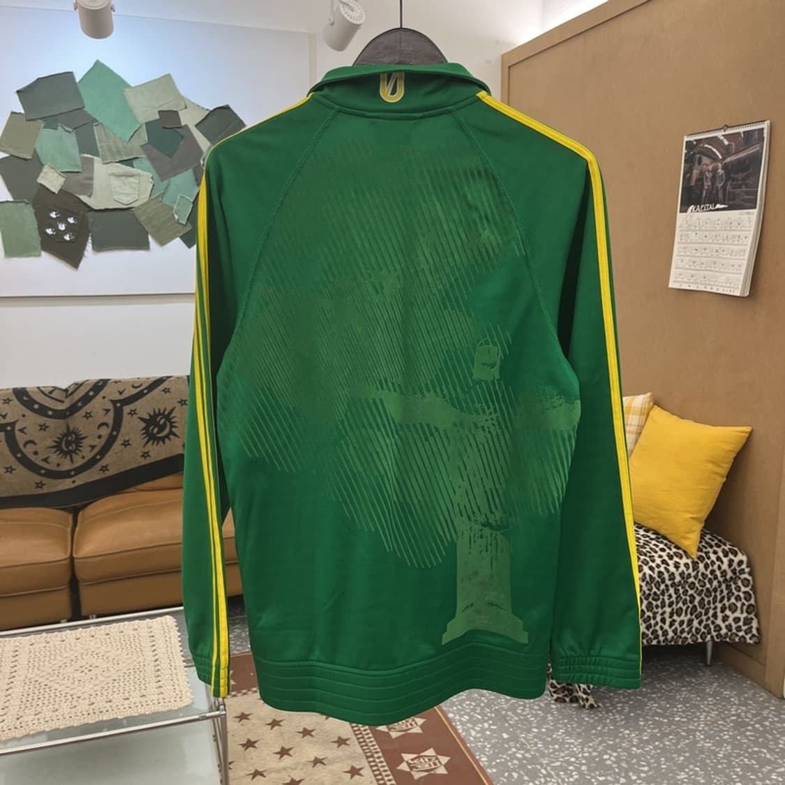 아디다스 베스킷볼 올드스쿨 레트로그린 져지 집업 M C10070 상품이미지4