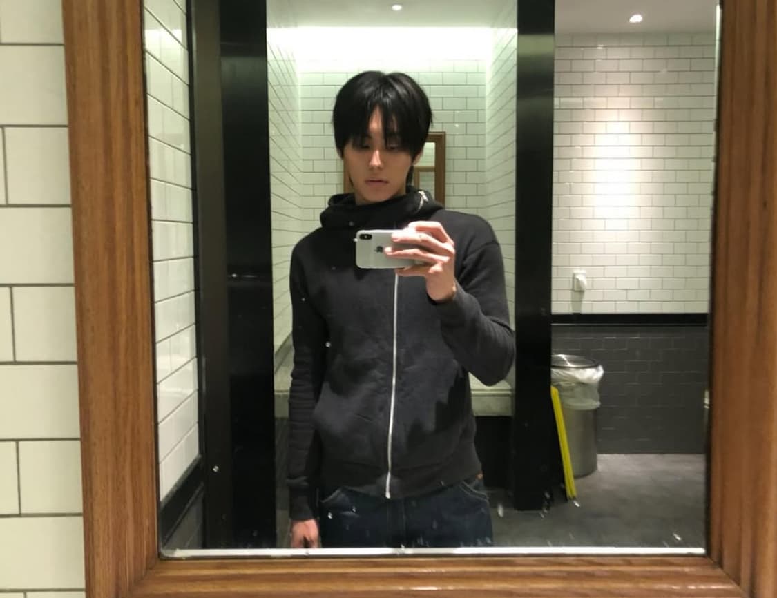 라드뮤지션 비대칭 후드집업 44size 상품이미지3