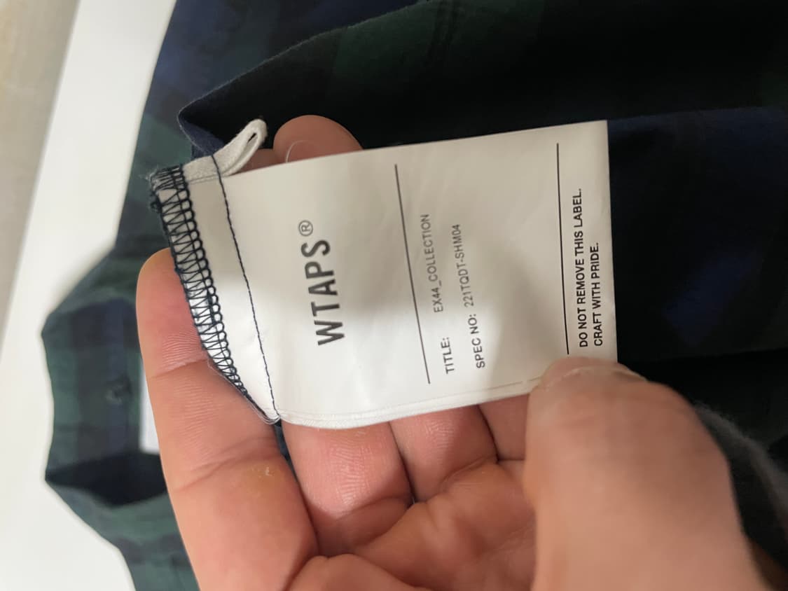 더블탭스 WTAPS WCPO 체크셔츠 2사이즈 상품이미지4