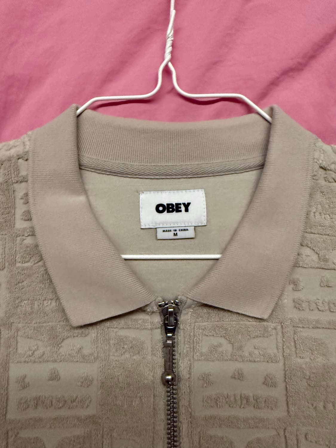 아이앱 스튜디오 x 오베이 카터 테리 폴로 실버 그레이 상품이미지4