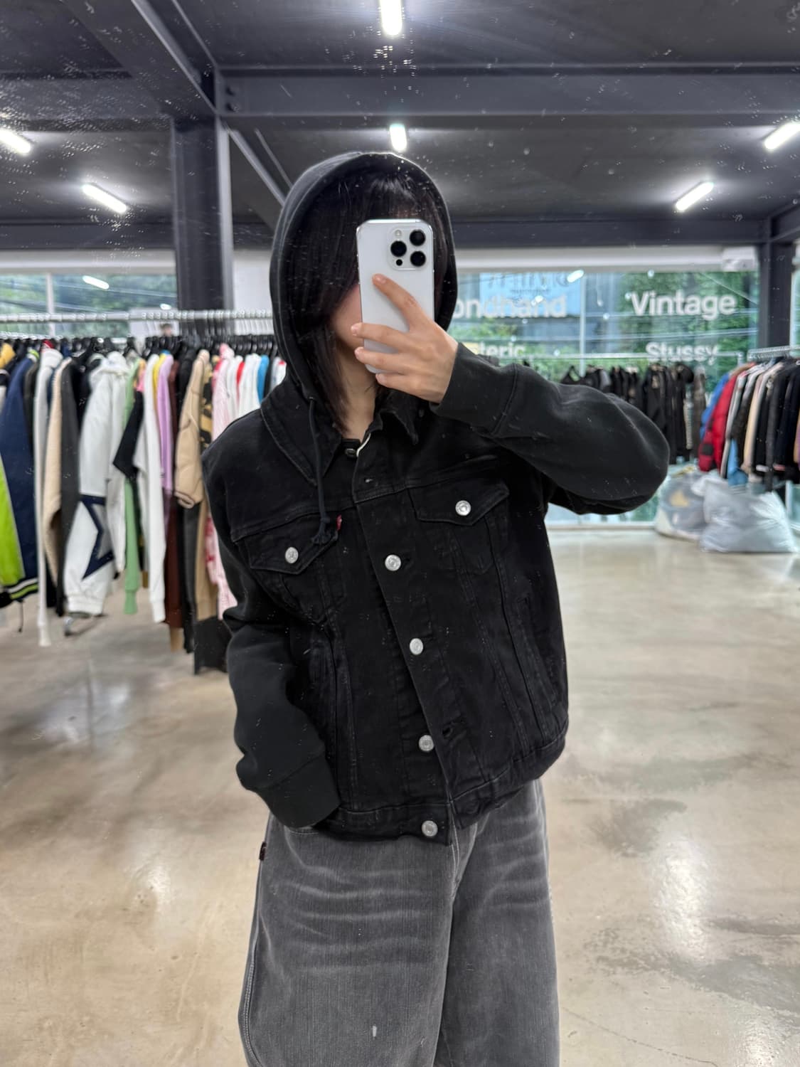 리바이스 후드 데님 자켓 상품이미지2