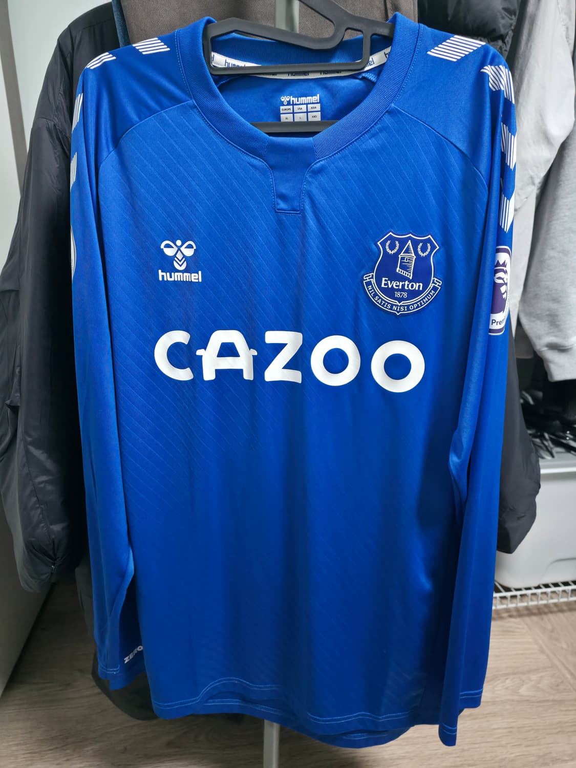 (XL)20-21 에버튼 홈 어센틱 긴팔 no.19 하메스 로드리게스 상품이미지1