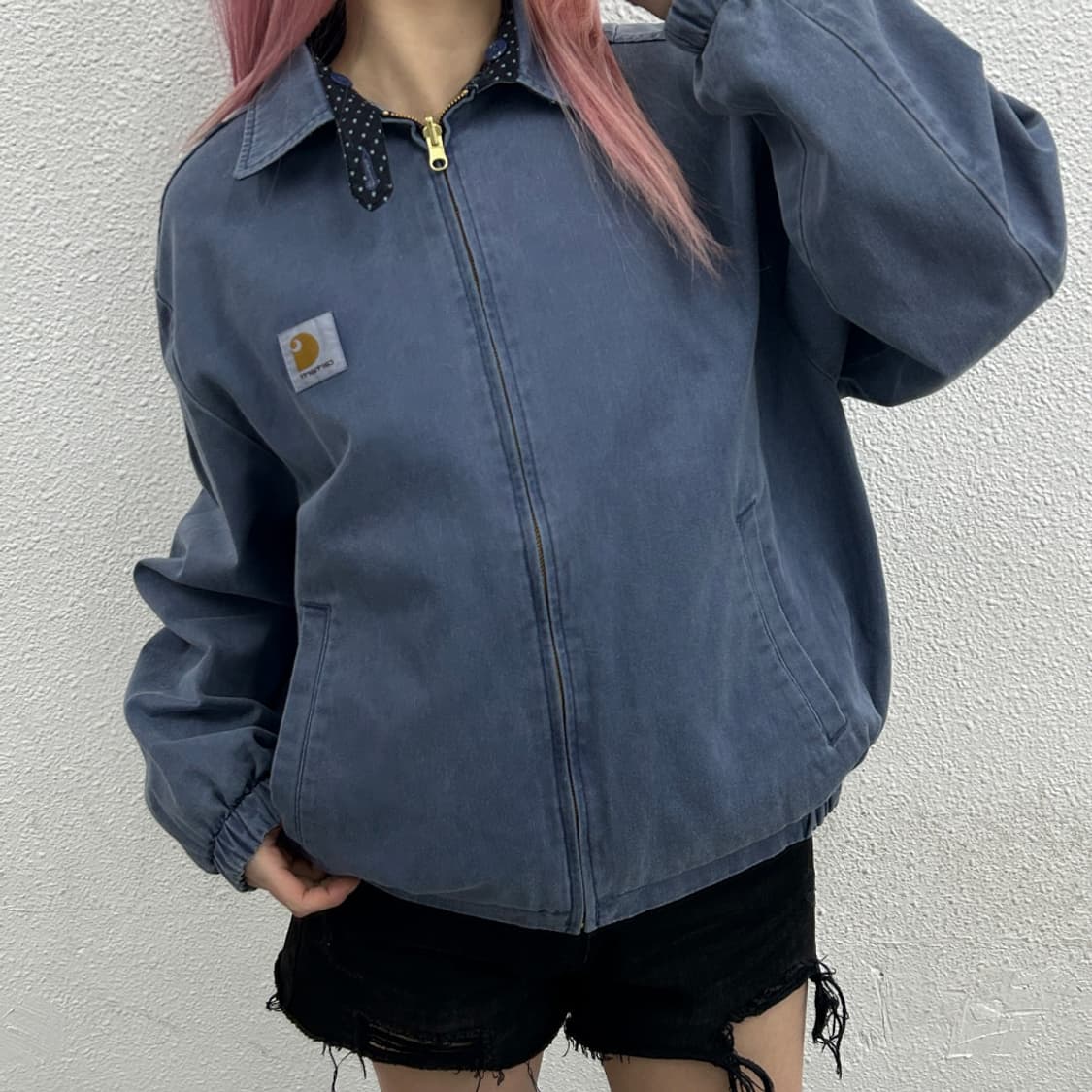 칼하트 Wip 리버시블 패턴 피그먼트 워크자켓 ( 발매가 32만원대 인기 상품이미지2