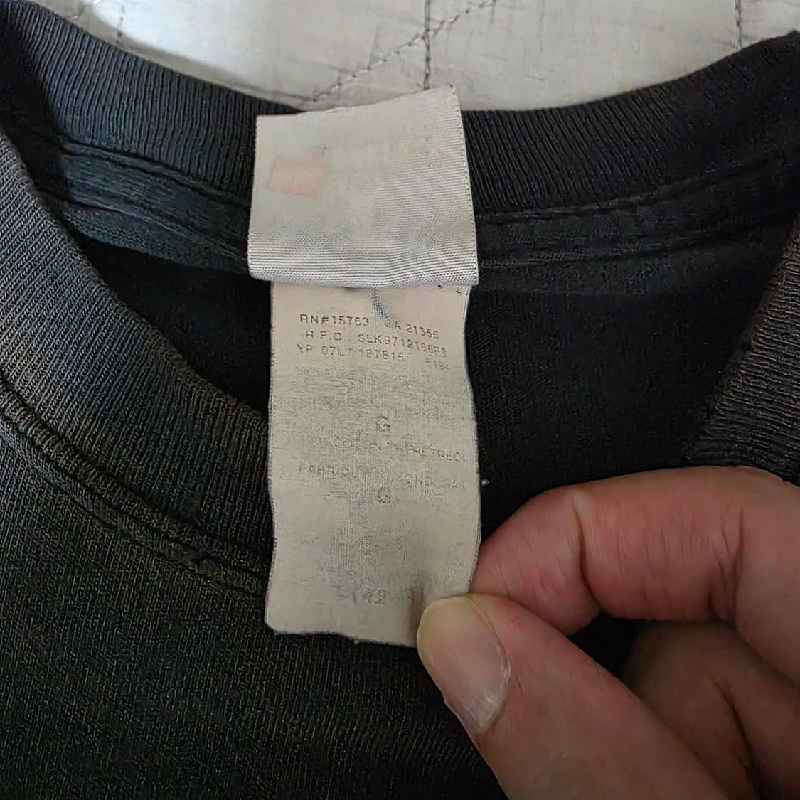 [L] 00-90s DARE 티셔츠 블랙 ver. 헤인즈 비프 트래쉬드 상품이미지8