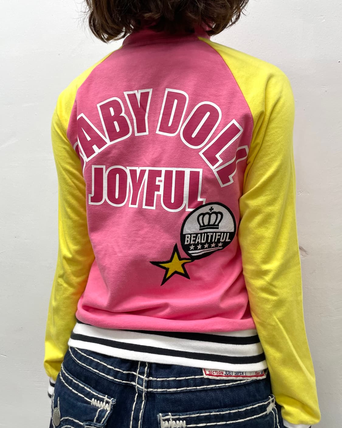 Baby doll retro pink star jacket  상품이미지4