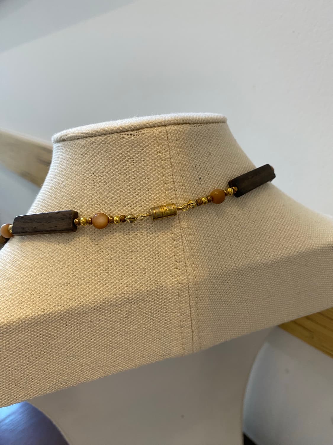 빈티지 우드 비드 목걸이 상품이미지5