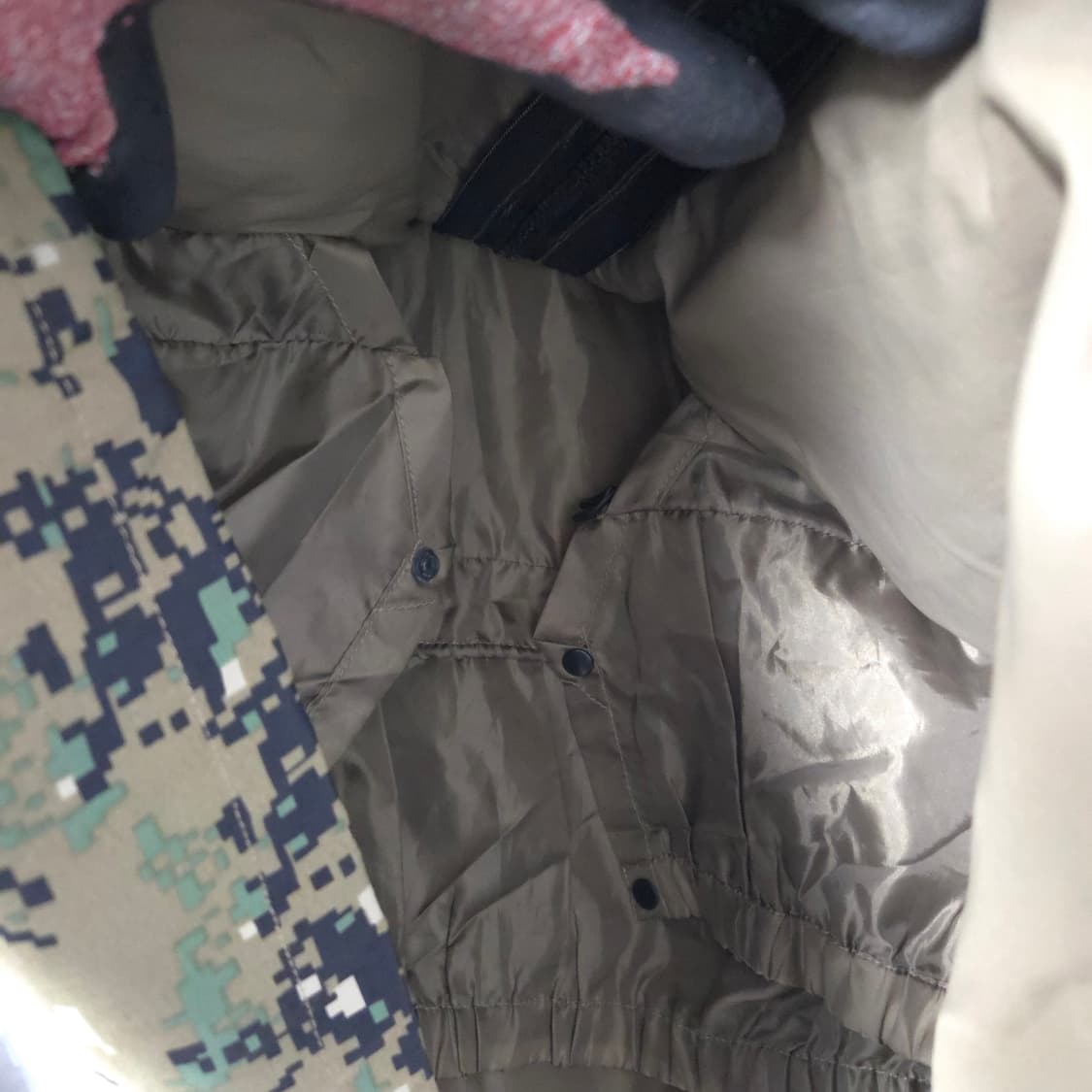 2XL~(136) 우드랜드/ 미군 고어텍스 카모 후드 자켓 상품이미지5