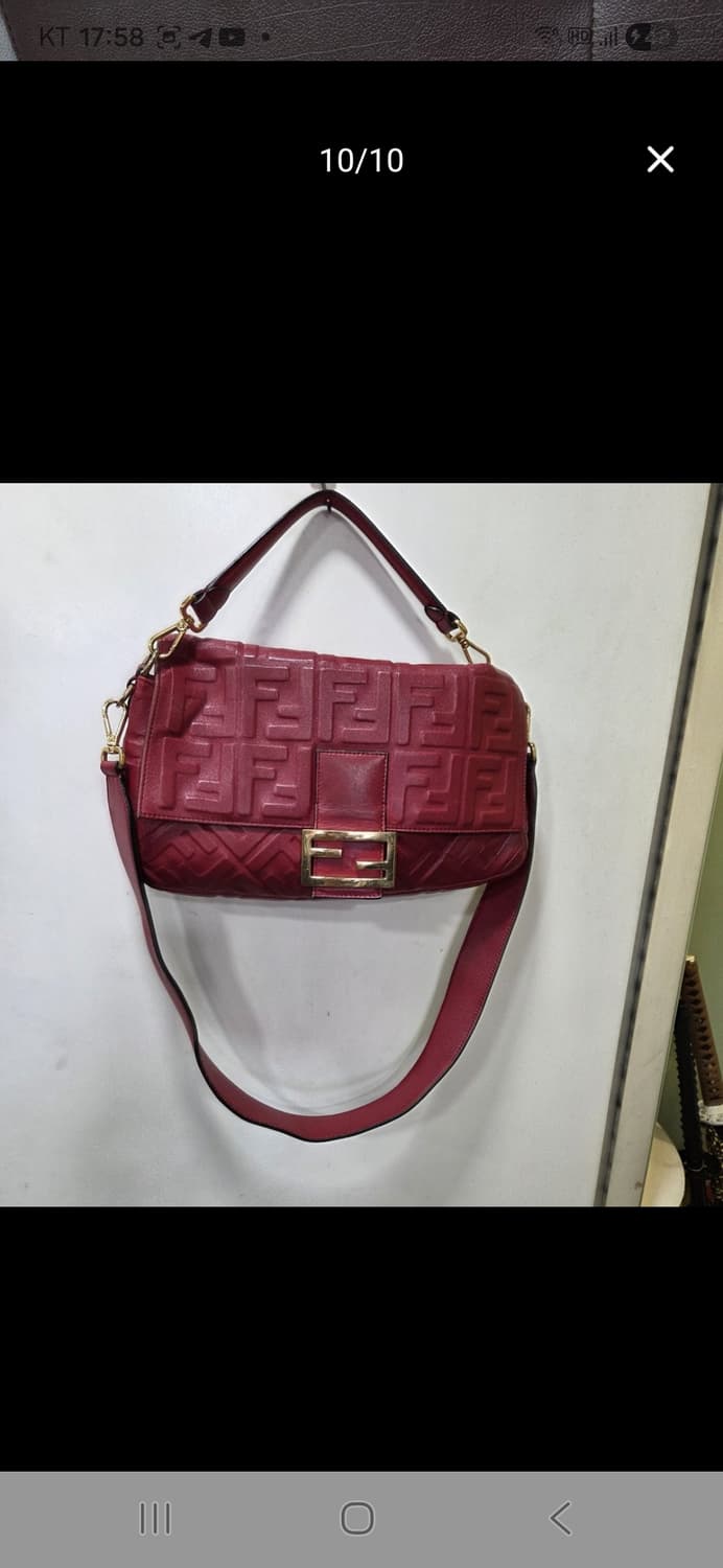 펜디 엠보 바게트 숄더 상품이미지9