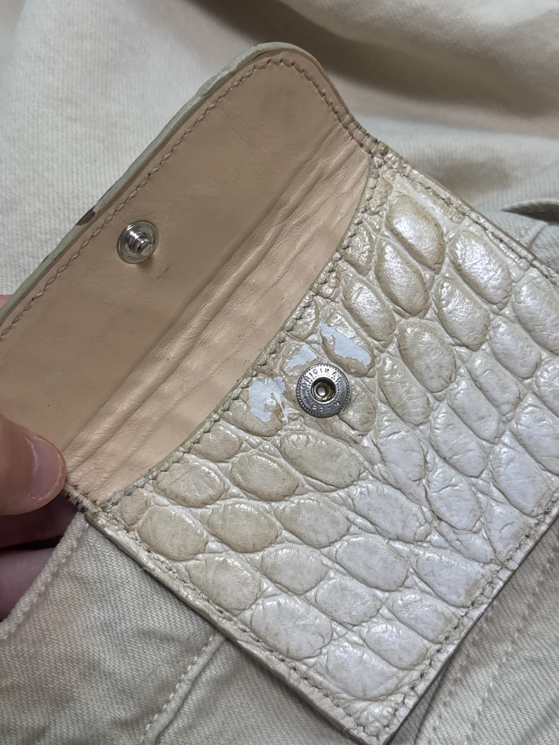 (M) Saks potts salma jeans 살마 진 베이지 상품이미지10