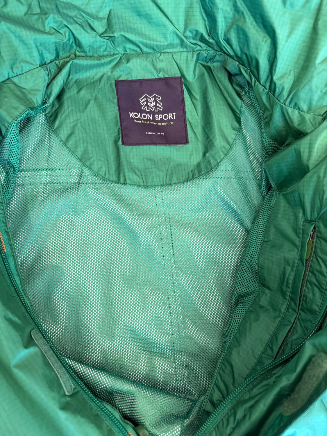 코오롱스포츠 윈드스토퍼 바람막이 자켓. 상품이미지6