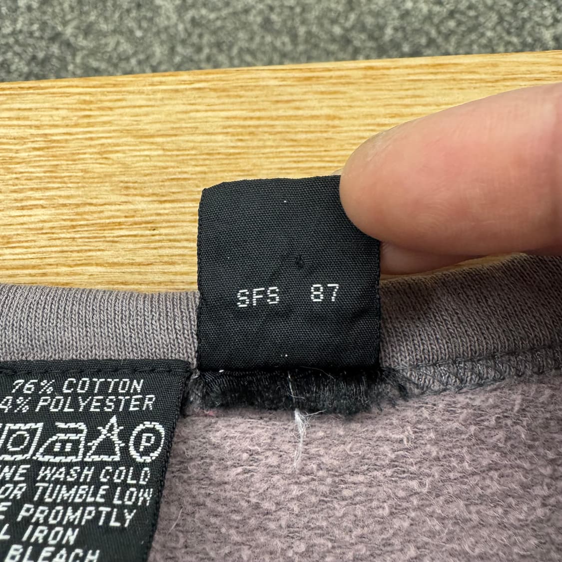 80s 파타고니아 빈티지 헨리넥 스웻셔츠 맨투맨 (2XL) 상품이미지10