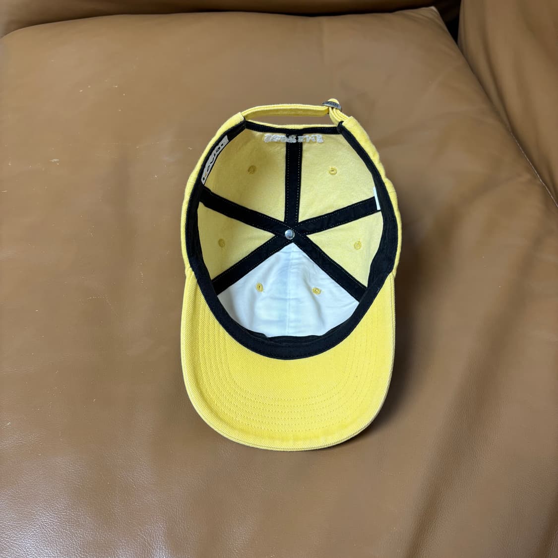슈프림 S로고 볼캡 모자 22SS 케블라 옐로우 상품이미지8