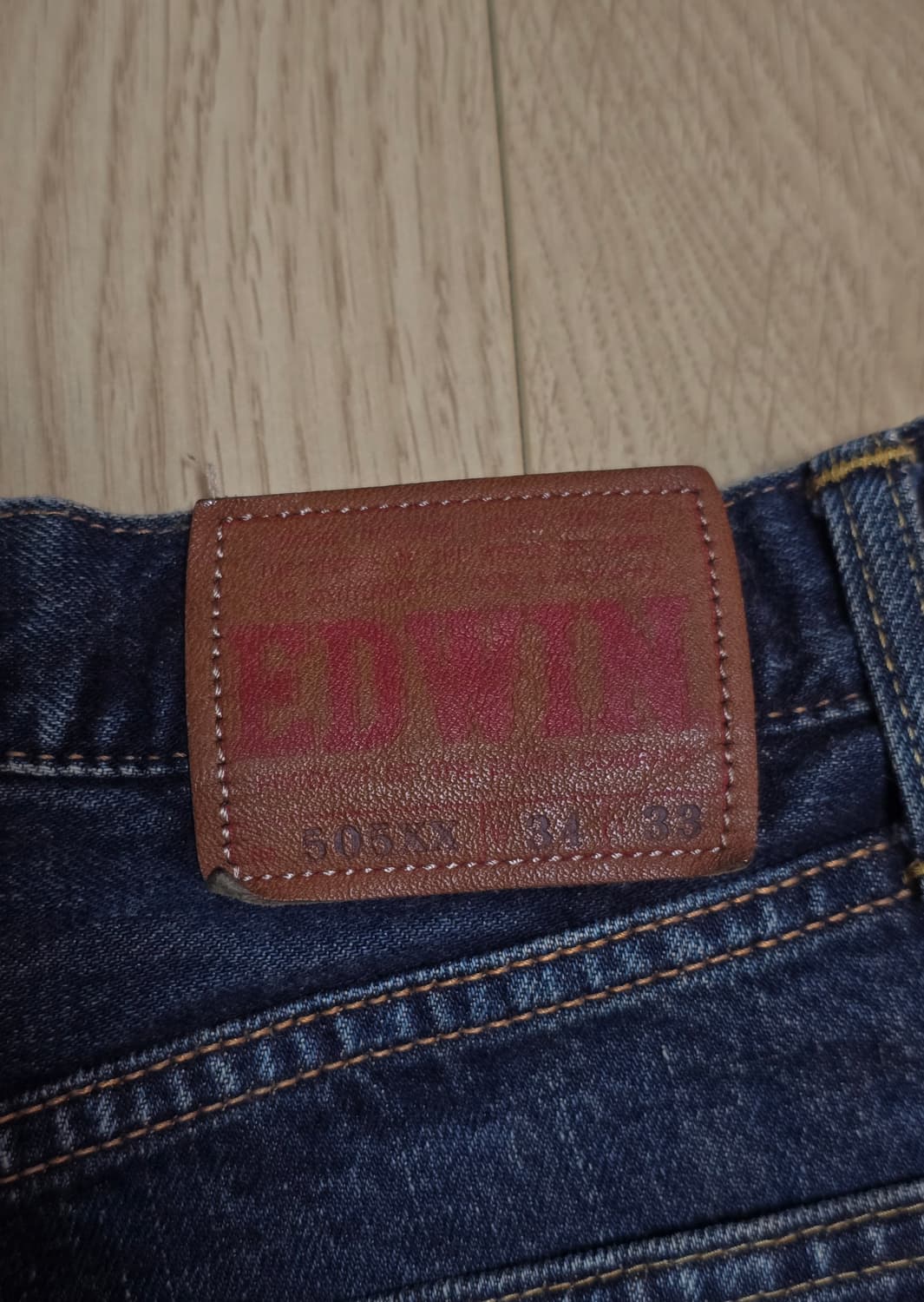 90s 에드윈 505xx 셀비지 데님 청바지 34사이즈 상품이미지5