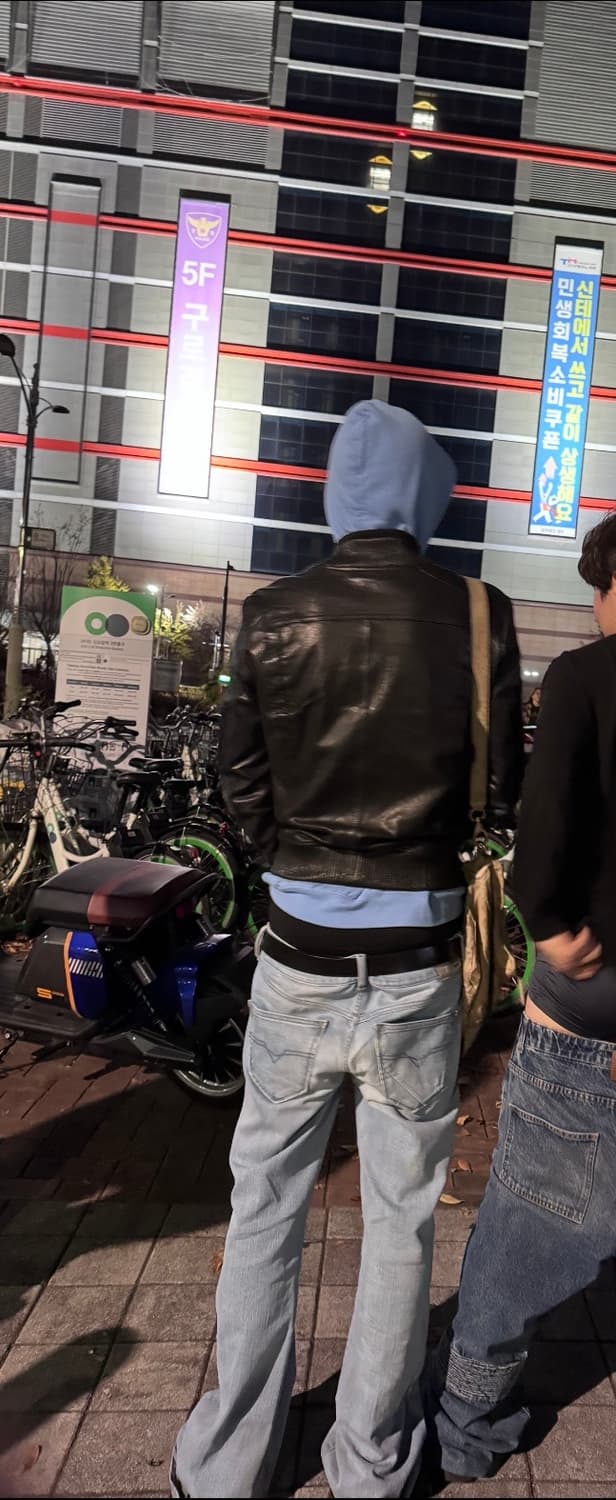 crystal castle feel 레더 자켓 상품이미지6