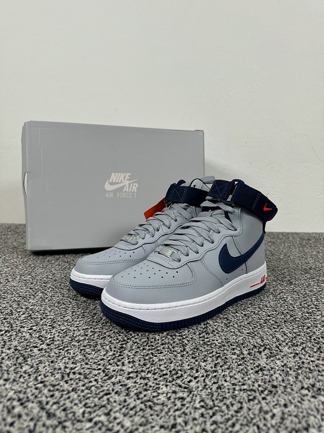 (정품/새상품) NIKE 나이키 에어포스 1 하이 QS 스니커즈 상품이미지1