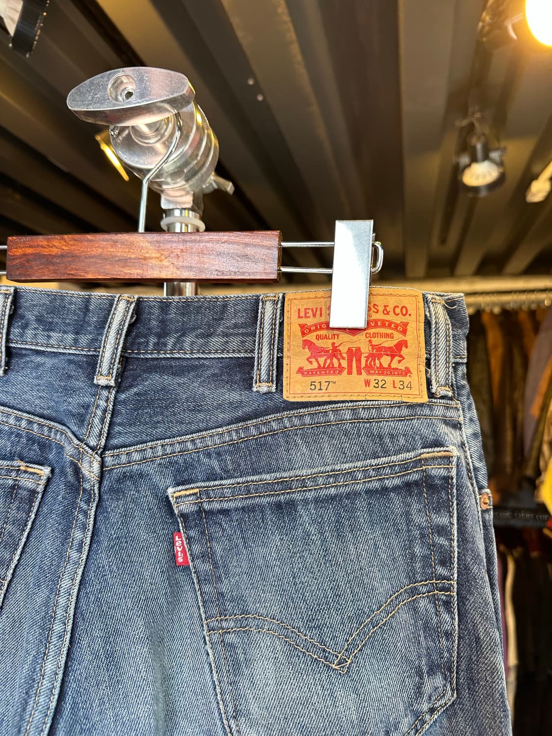 리바이스517 부츠컷 데님 팬츠 32x34 상품이미지6