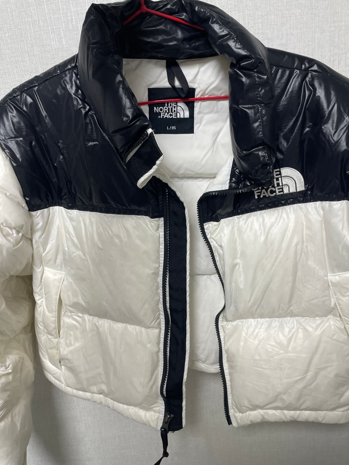 노스페이스 화이트 라벨 눕시 숏 자켓 화이트 상품이미지1