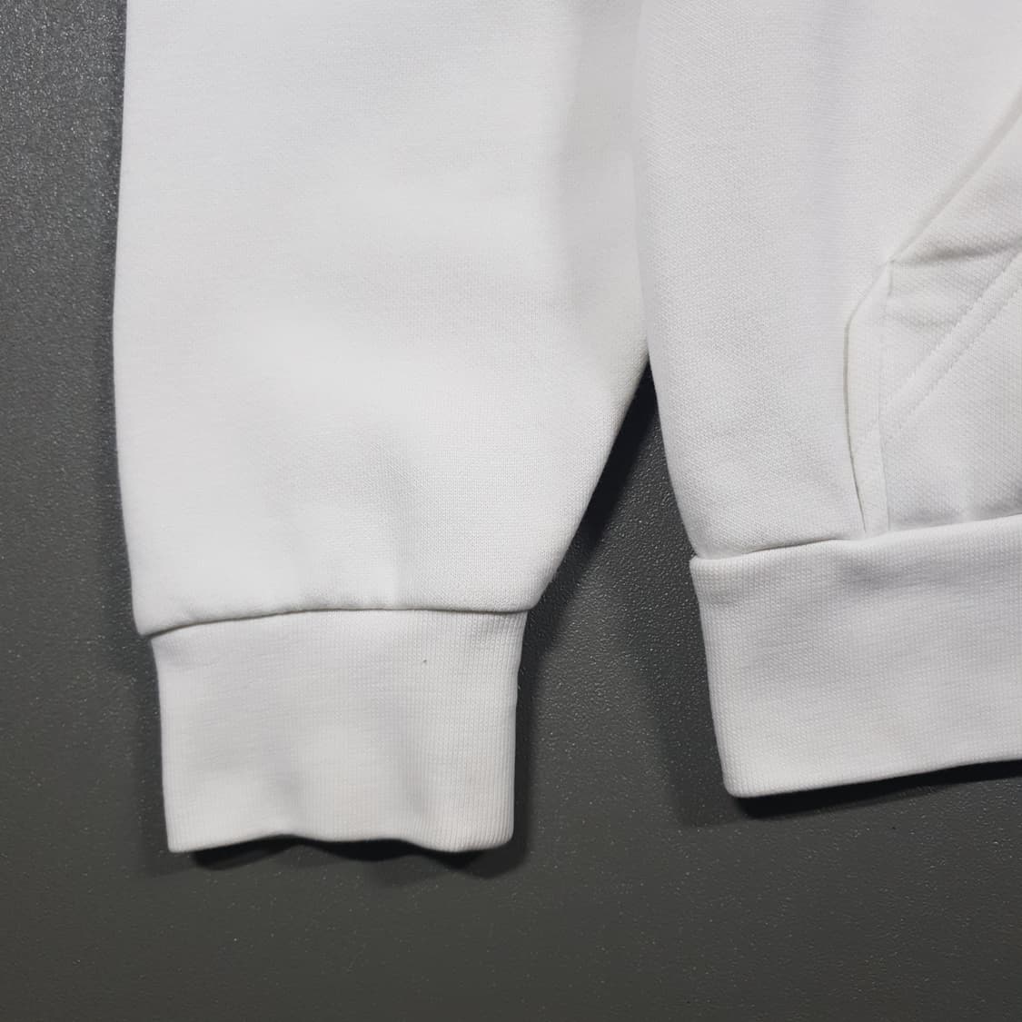 L) 아디다스 파이어버드 트레포일 빅로고 후드티 화이트 옐로우 100 상품이미지3