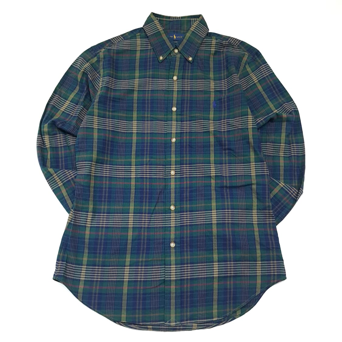 CK121 M 폴로 슬림핏 클래식 마드라스 체크 셔츠 남방 상품이미지1