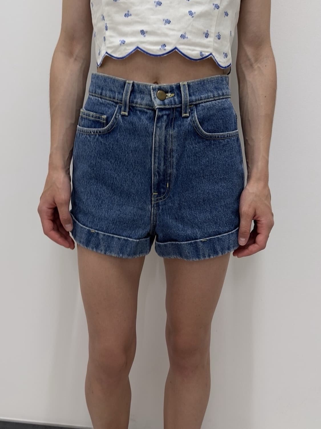 아메리칸 어패럴 데님 반바지 청반바지 27 상품이미지1