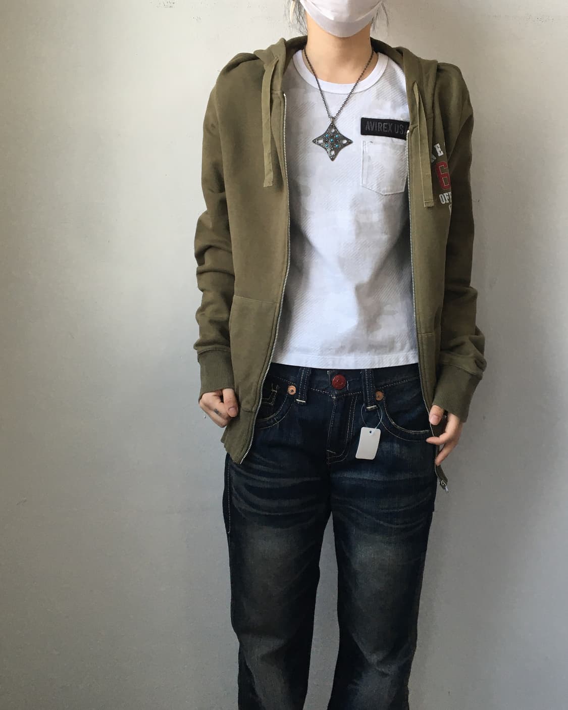 Benetton hood zip up 상품이미지5