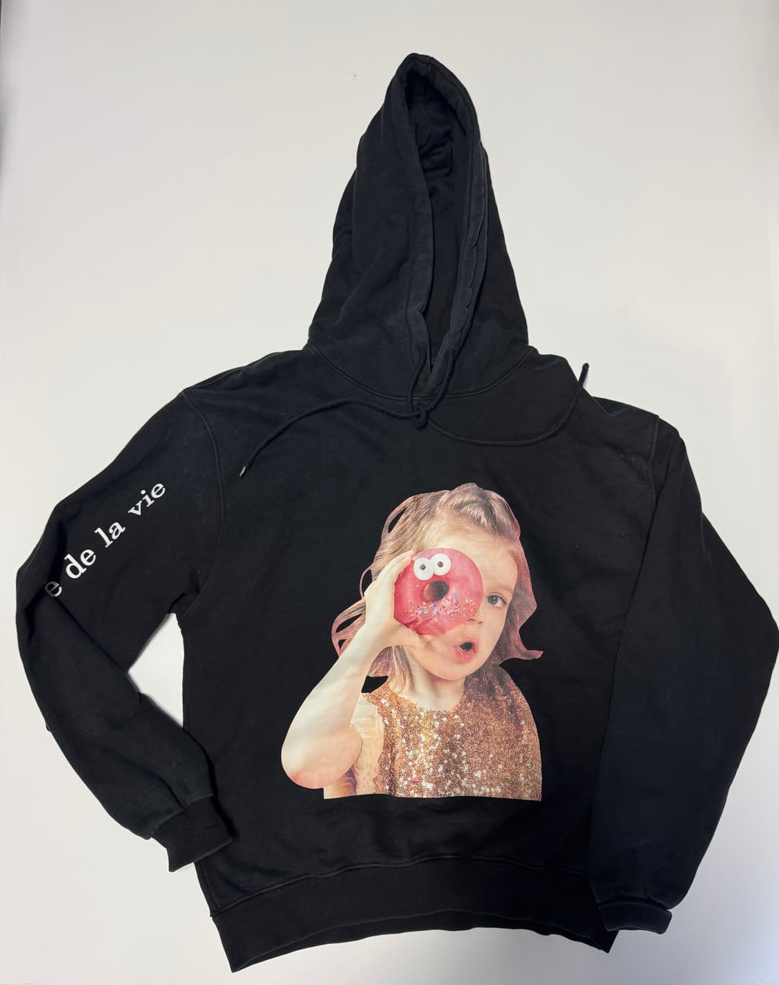 아크메드라비 베이비 프린팅 오버핏 후드티 L 블랙 상품이미지1