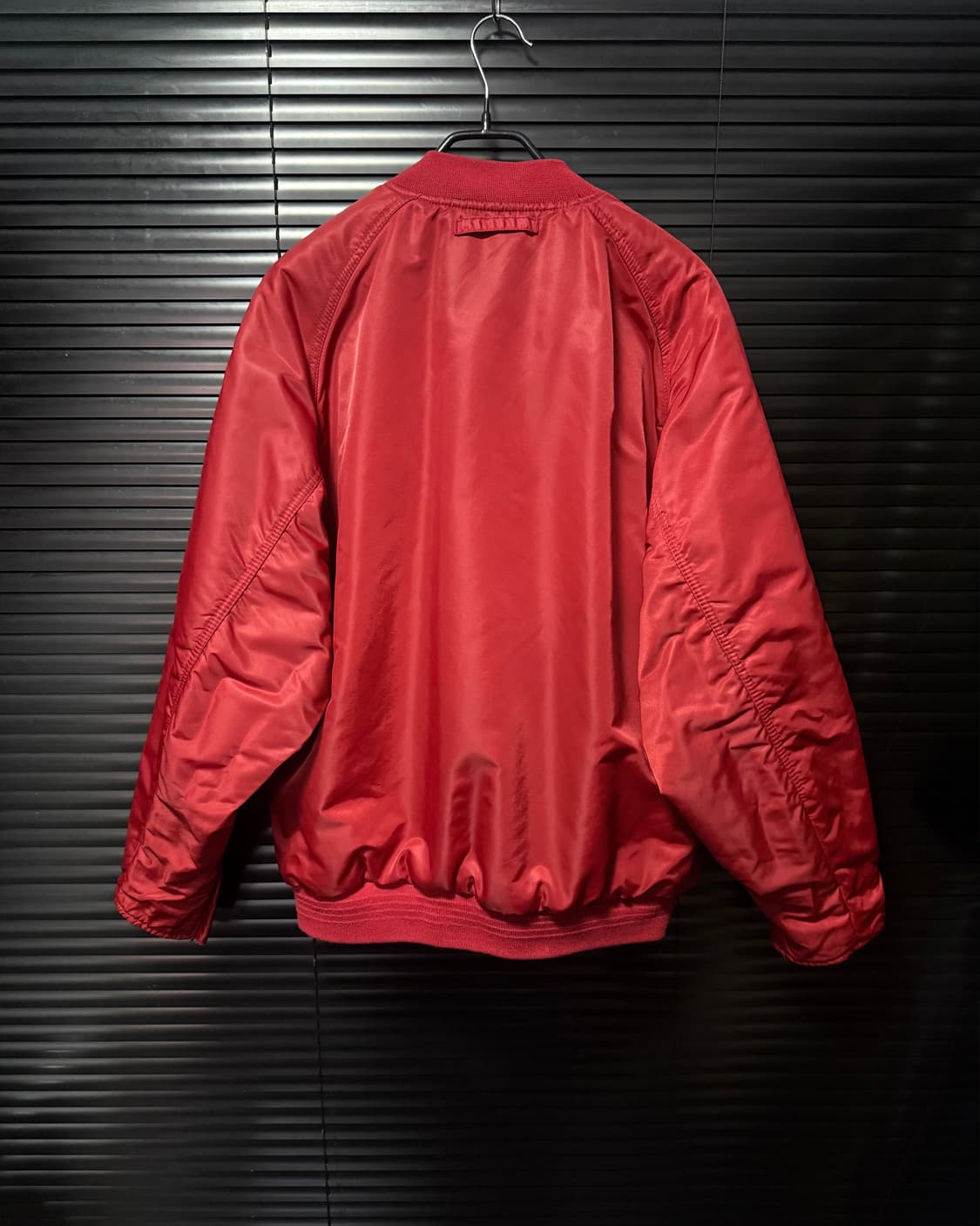 오클리 MA-1 항공 점퍼 배색 리버시블 블루종 봄버 레드 L 100 상품이미지9