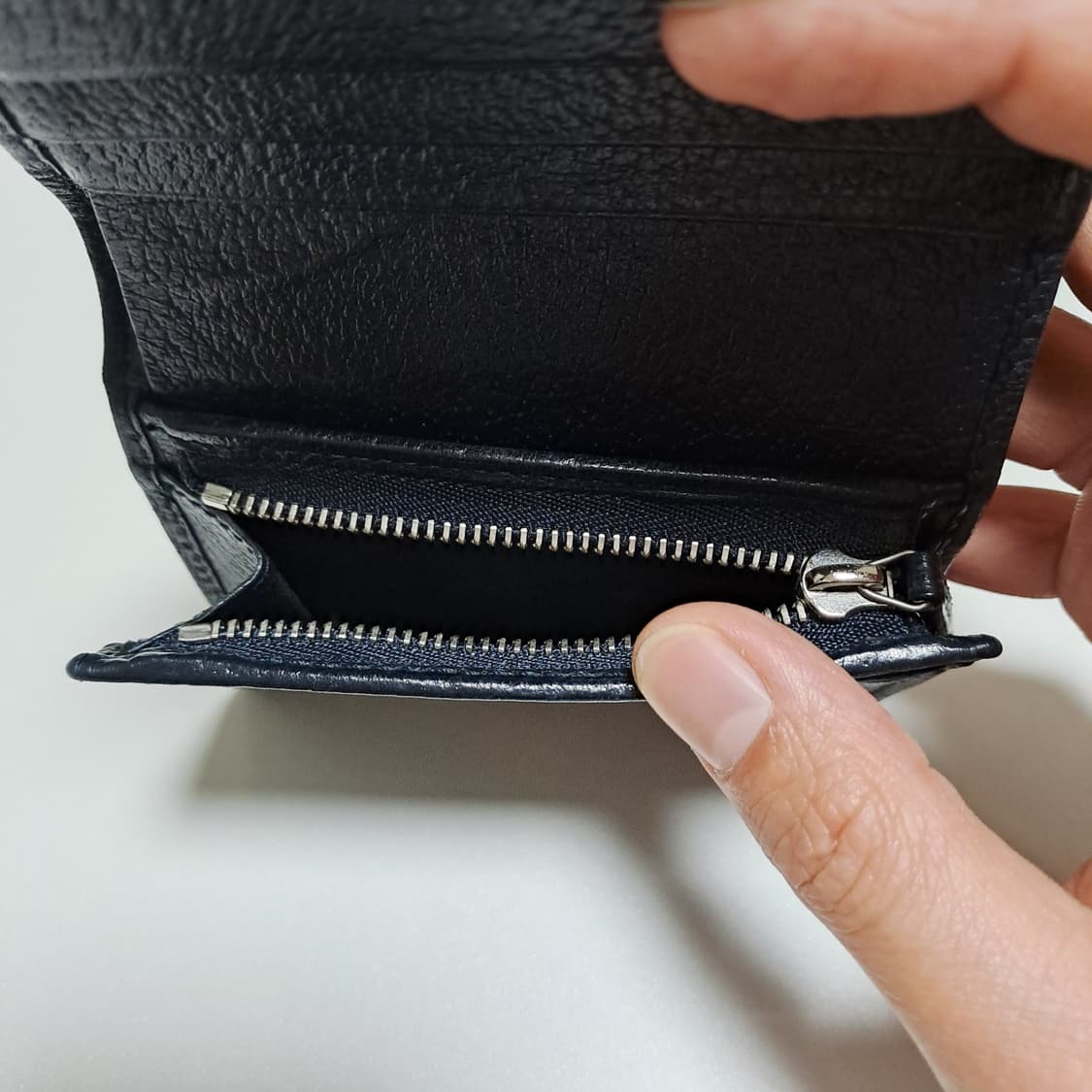 [100%/정품] 구찌 홀스빗 네이비 은장 지갑, 구찌지갑,구찌카드지갑 상품이미지10