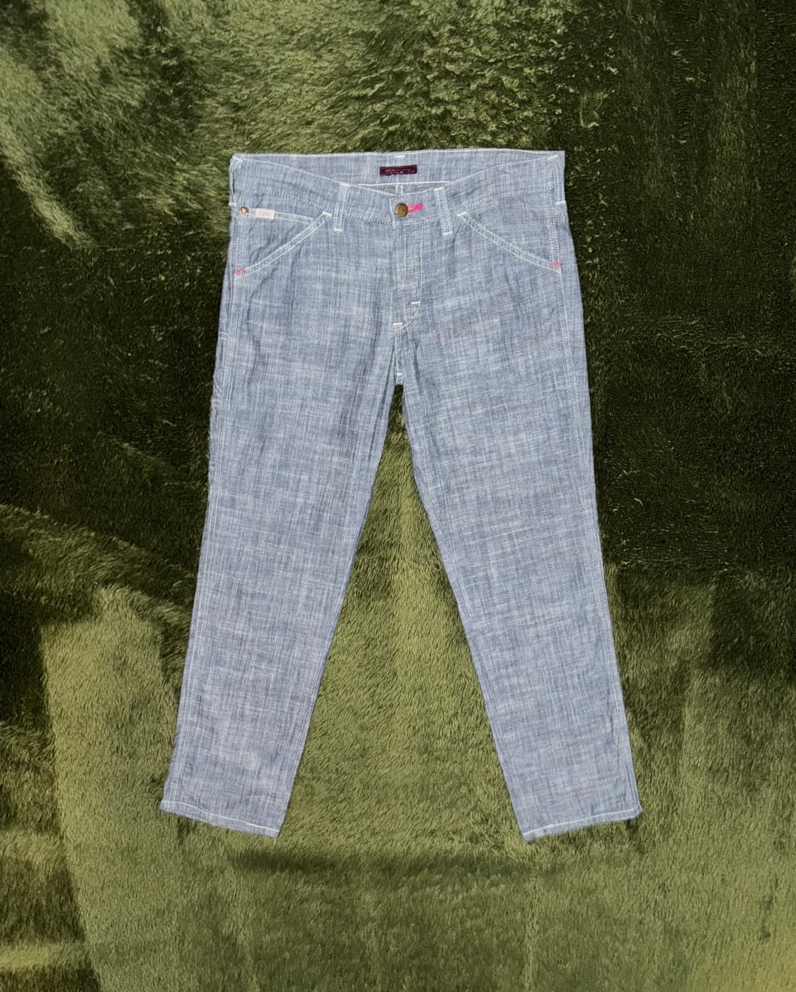 [M] LEE 리 MADE IN JAPAN EME 라인 샴브레이 워크팬츠 상품이미지1