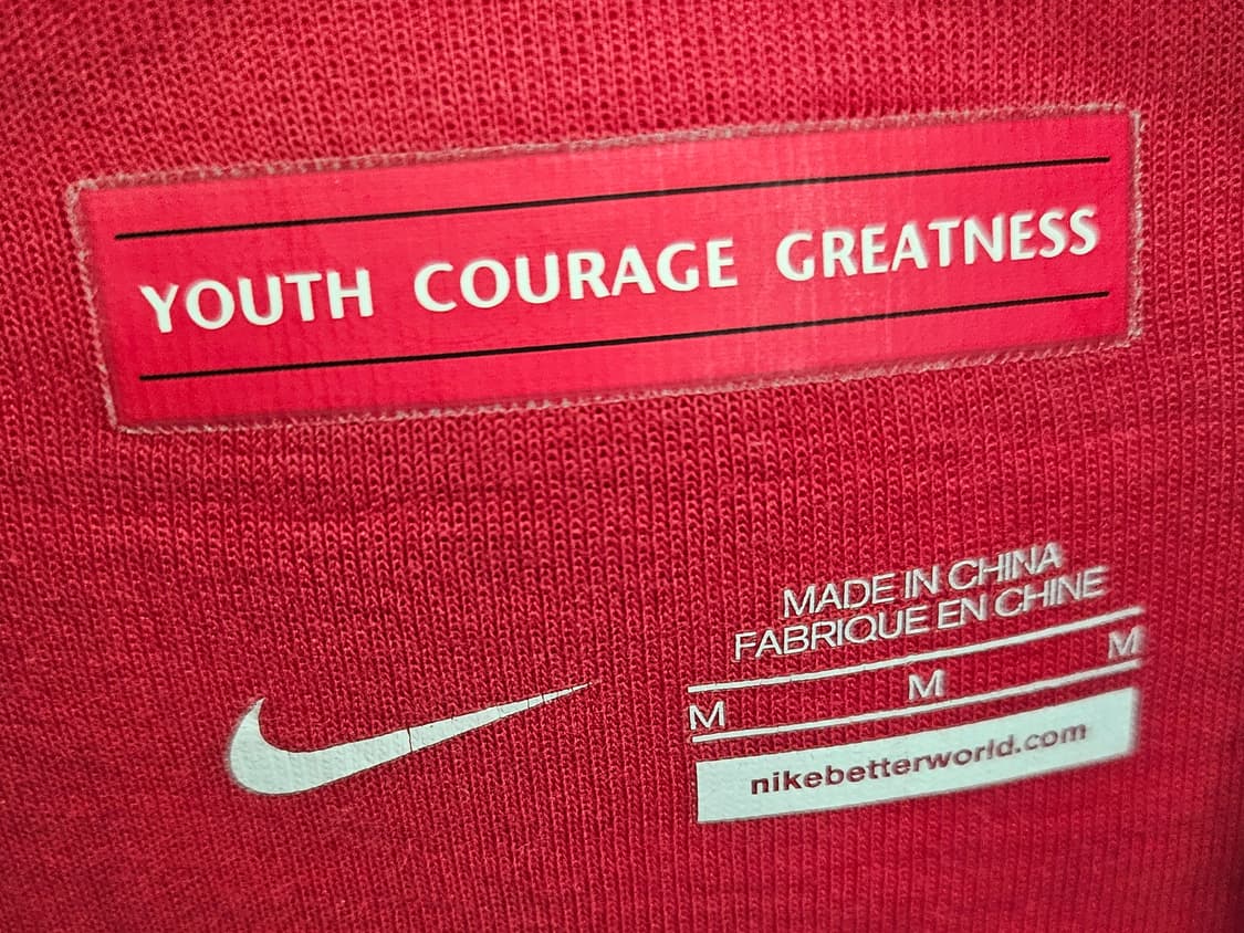 (100)L☆우주매물☆나이키 맨유 테크팩N98 2중지퍼[빨검] 트랙탑져지 상품이미지2