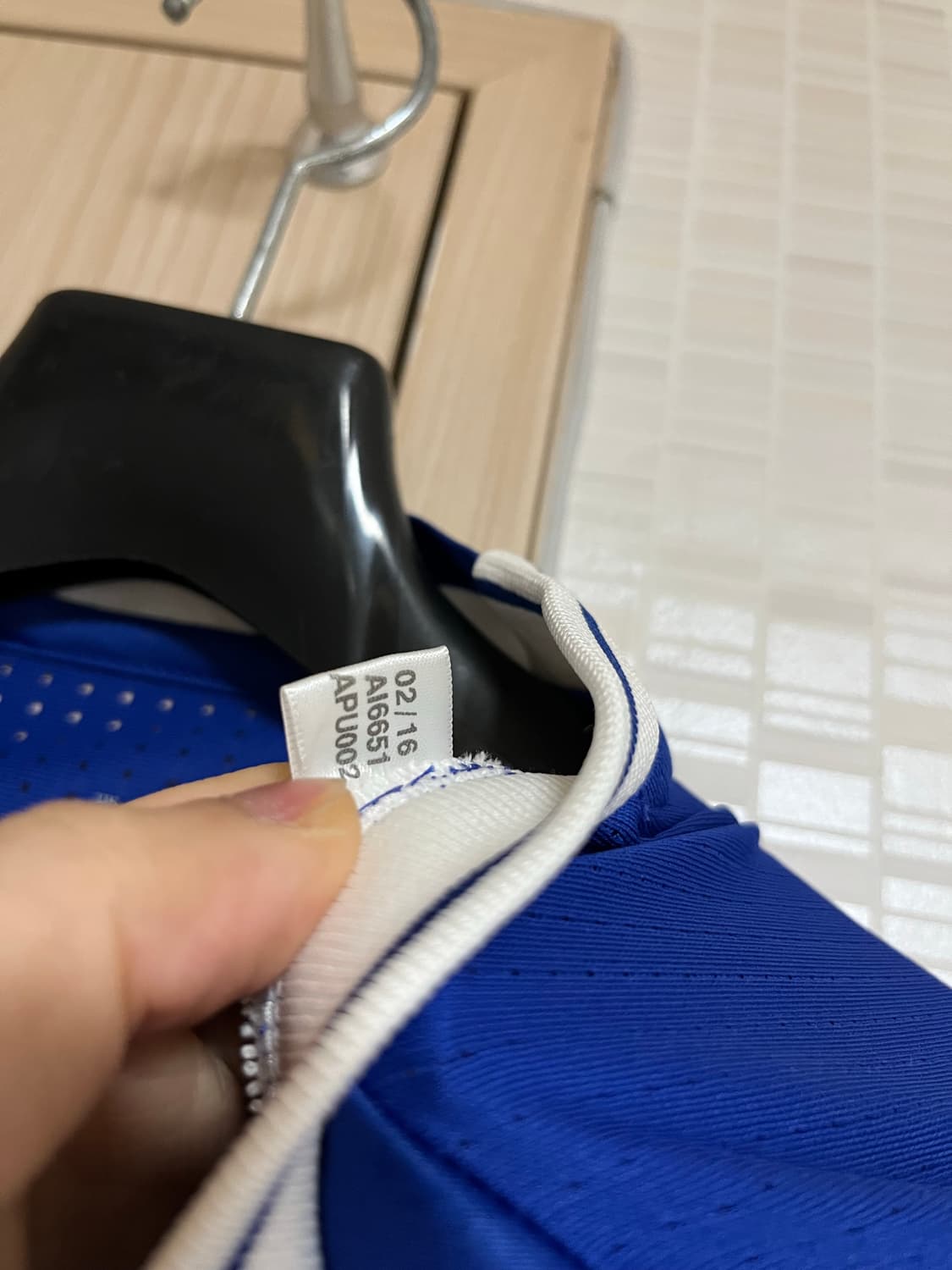 [L] 첼시 16-17 홈 유니폼 어센틱 아자르 마킹 상품이미지6