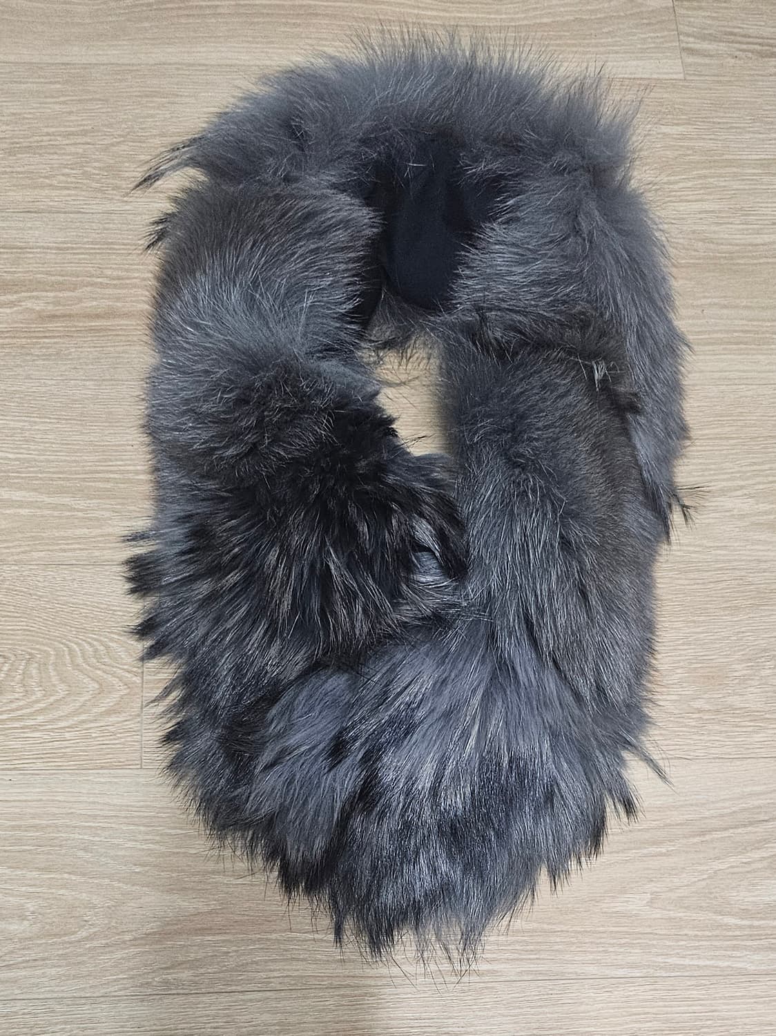 여우라쿤털천연모피자석목도리새상품미개봉 상품이미지1