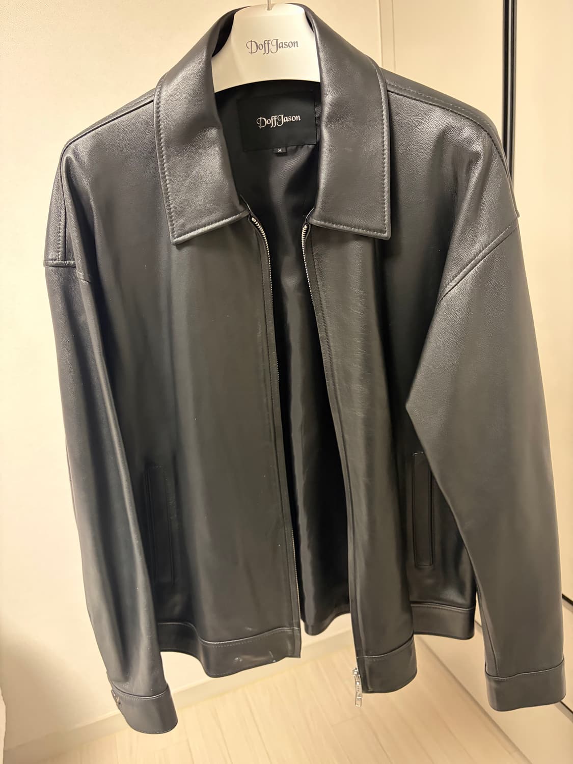 도프제이슨 램스킨 레더자켓 M 상품이미지1