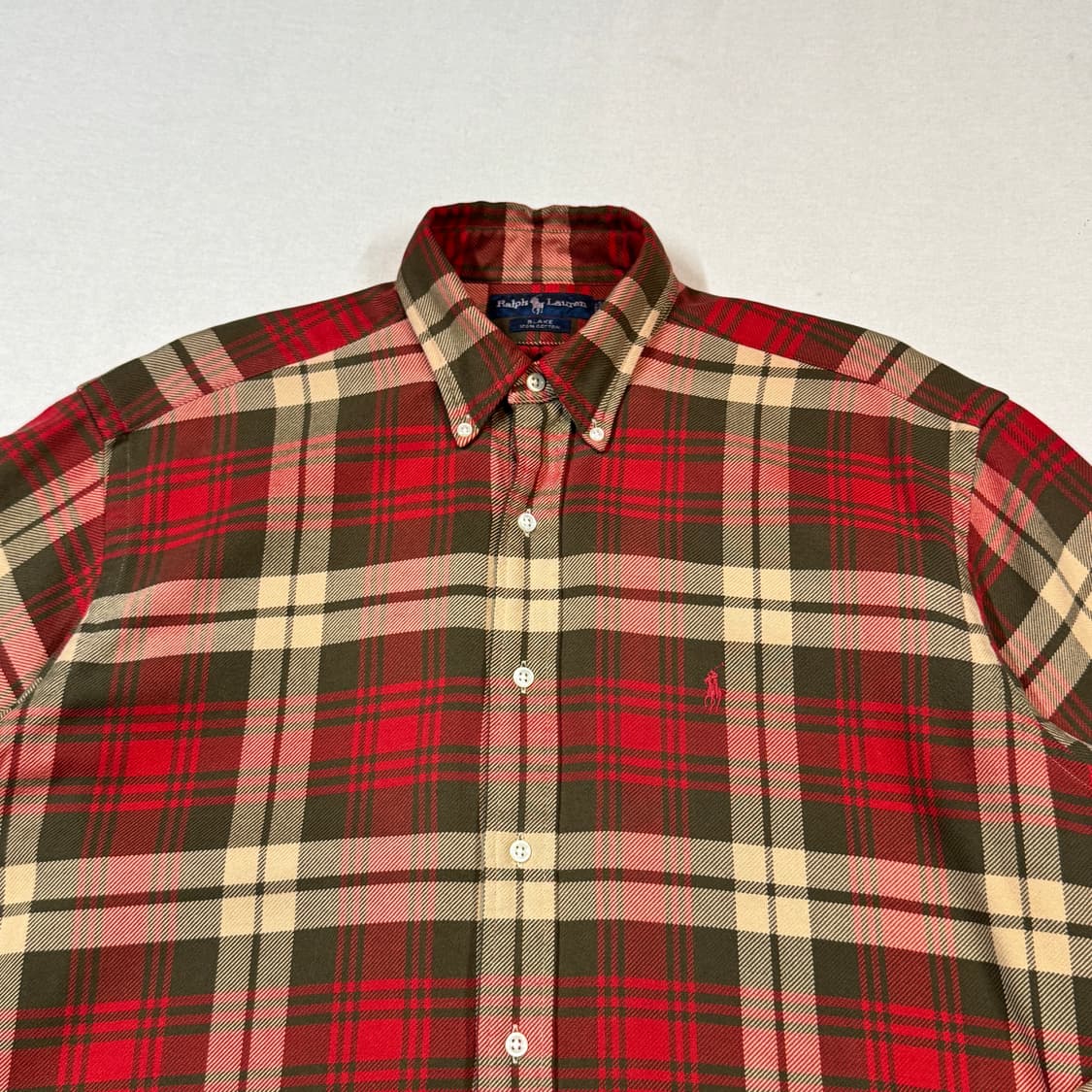 M) 폴로 랄프로렌 클래식 체크 플란넬 셔츠 상품이미지3