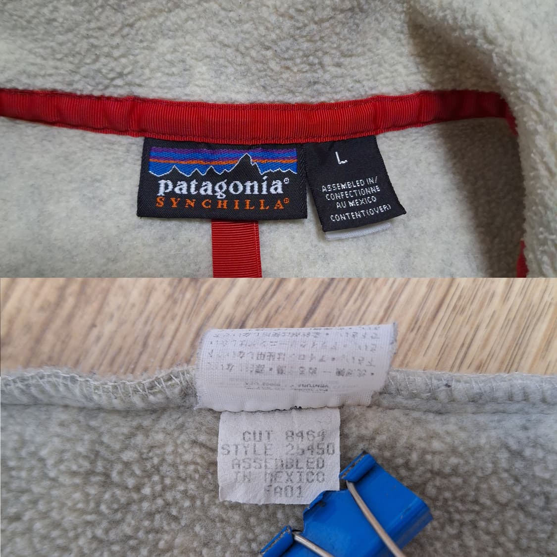 빈티지파타고니아 신칠라 스냅티 오트밀 L 상품이미지4
