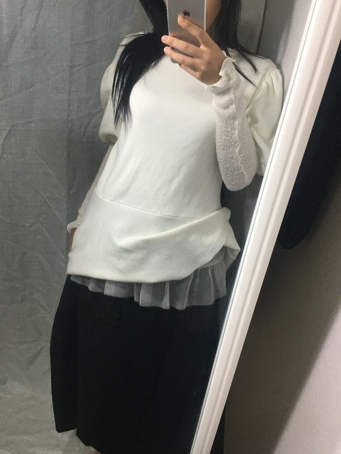 Knit puff top 세트 상품이미지4