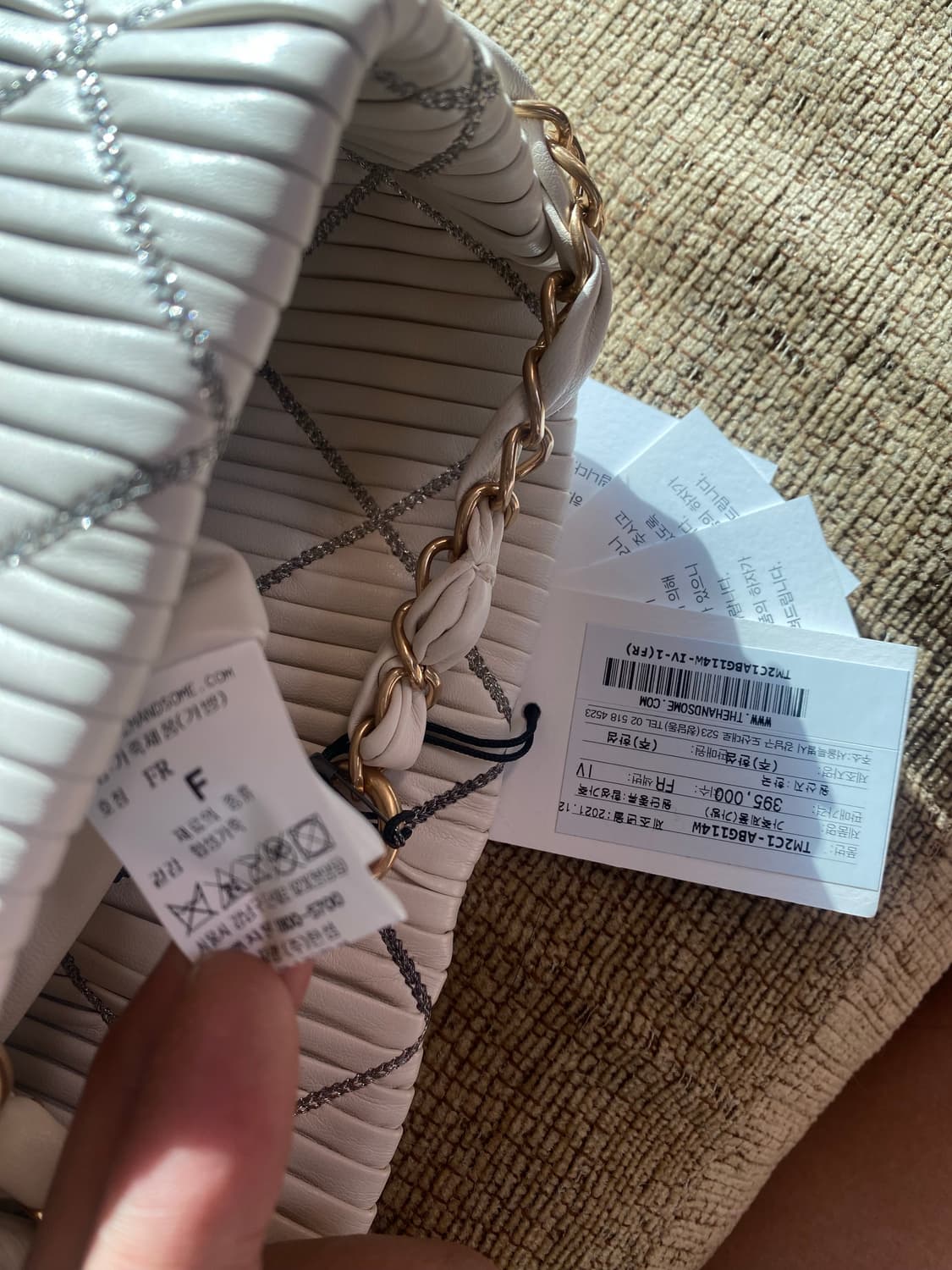 타임옴므 가죽 크로스백 (새것) 상품이미지8