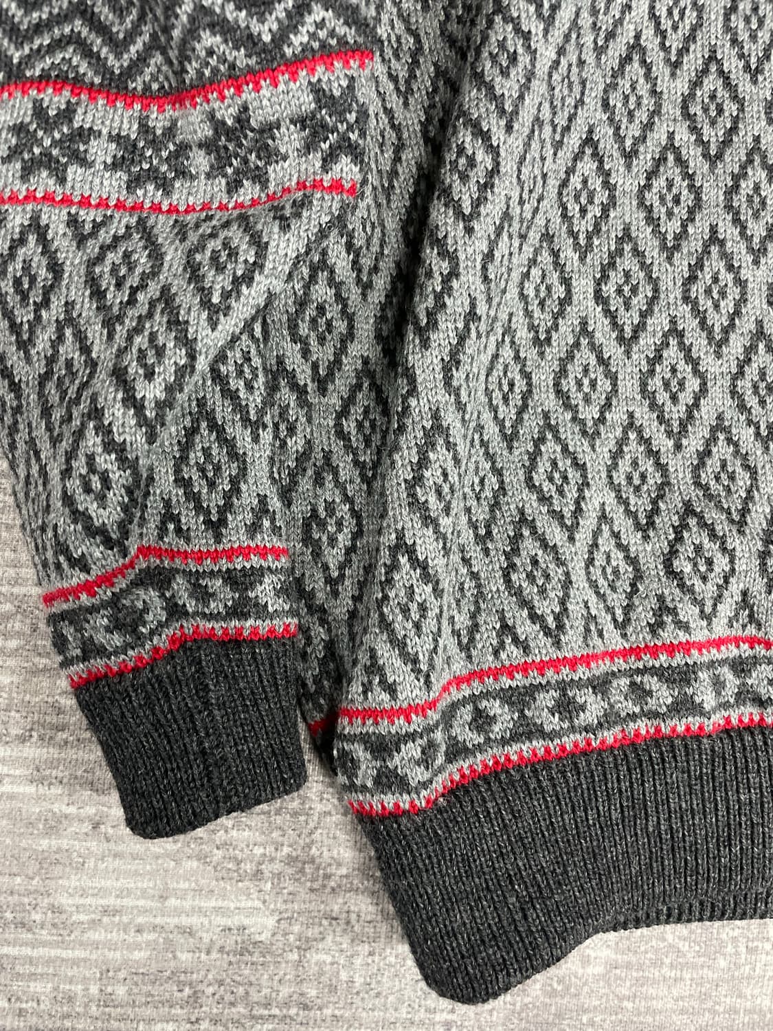 노르웨이 생산 노르딕패텅 방한니트 상품이미지2