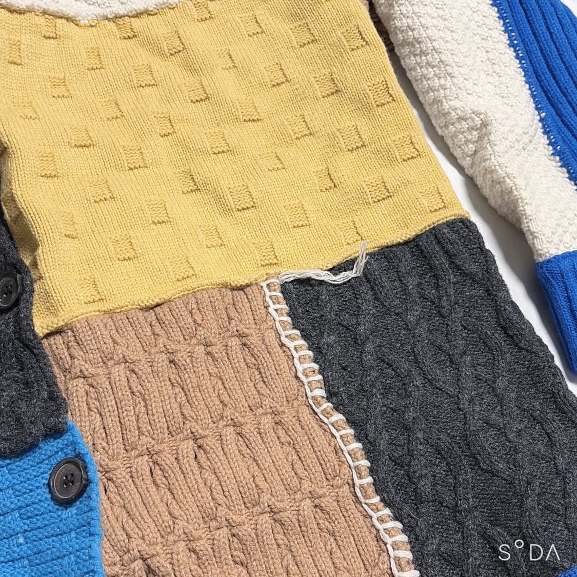 자라 아더에러 패치워크 니트 가디건 상품이미지10