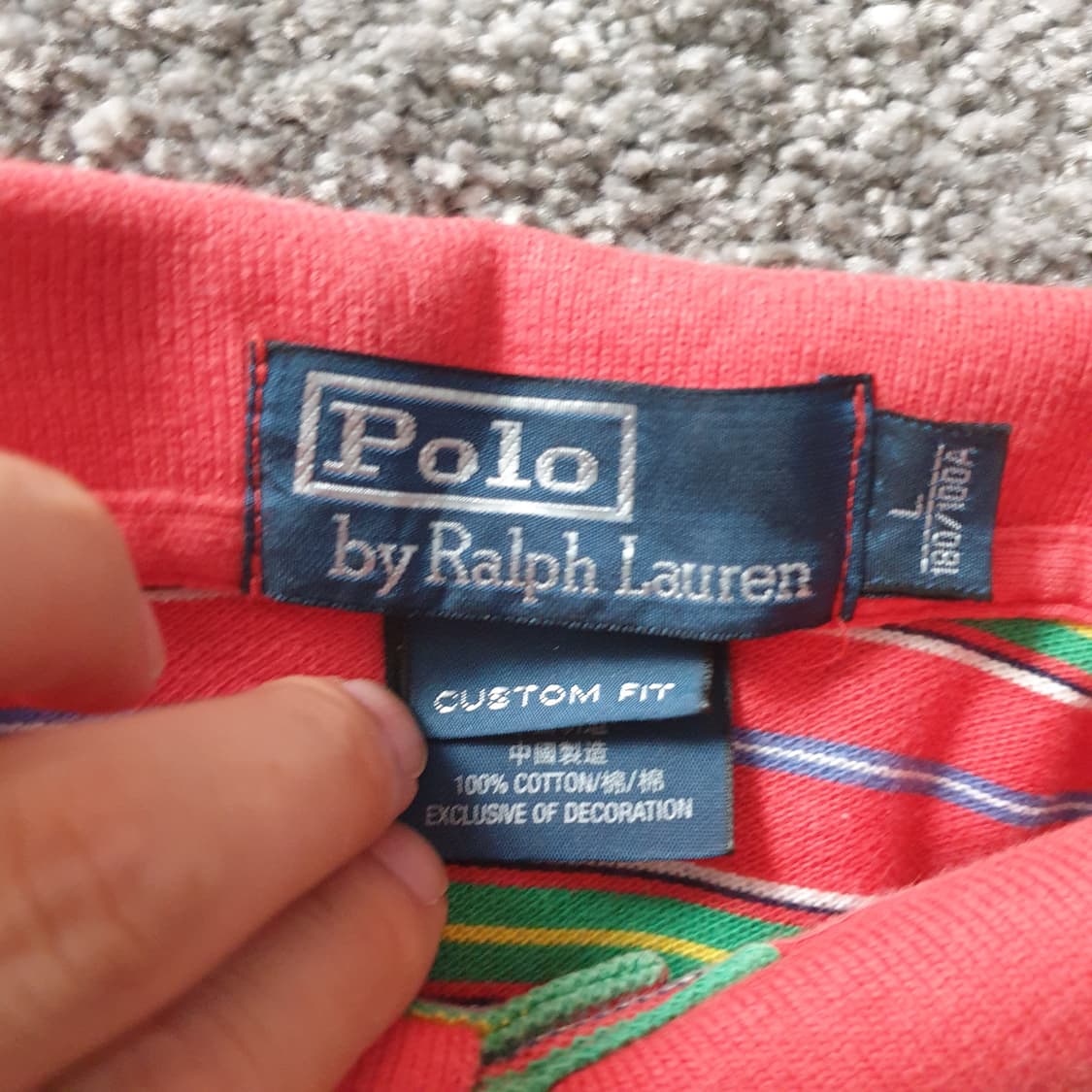 Polo Ralph Lauren 스트라이프 반팔 카라티 상품이미지2
