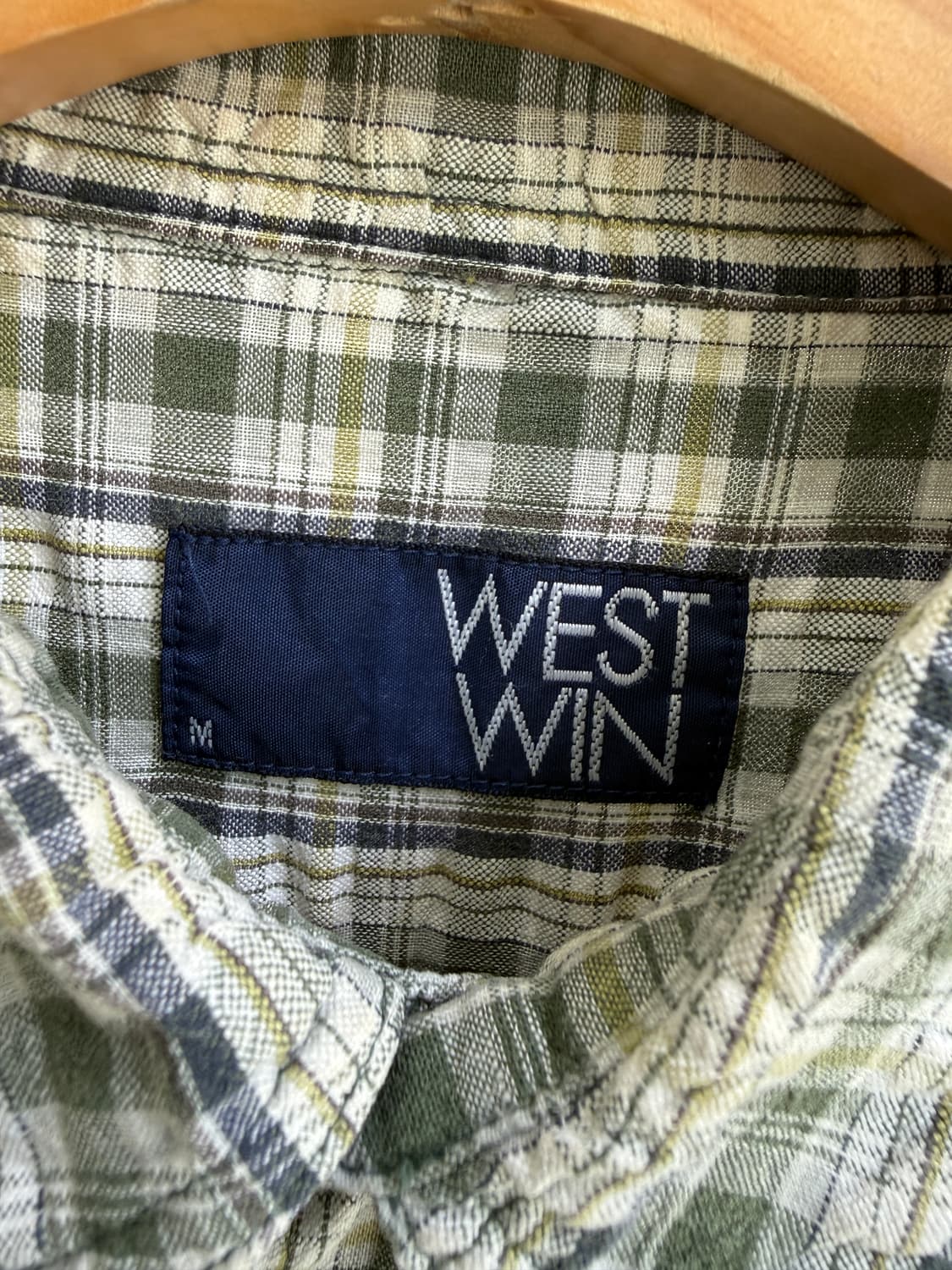 WEST MIN 반팔 체크 셔츠  상품이미지6