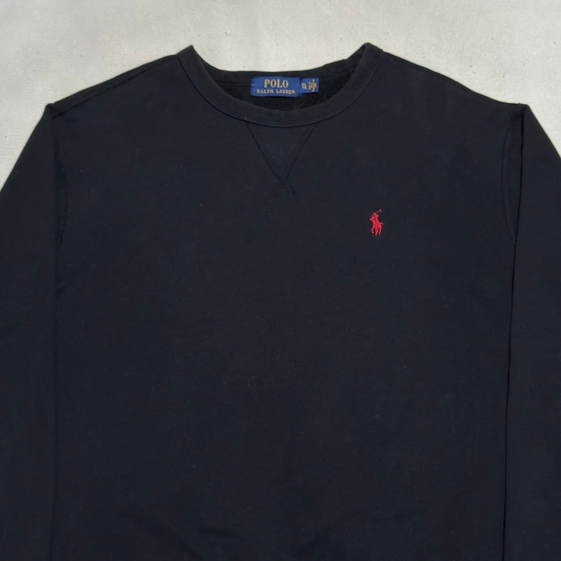 XL 폴로랄프로렌 블랙 기모 맨투맨 상품이미지1